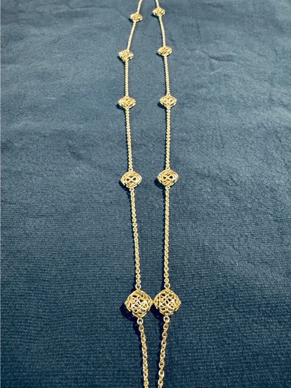 Kendra Scott gold filigree